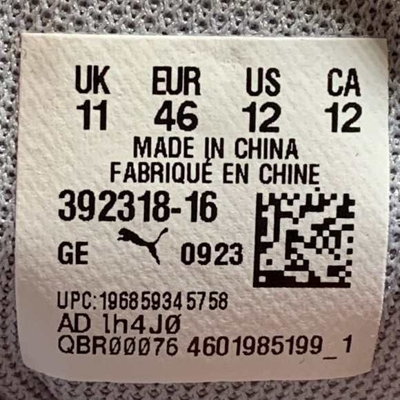 🏀📙 [BRAND NEW] PUMA VIS2K GREY FOG ORANGE MENS SHOES SIZE 12 SNEAKERS 📙🏀 - Picture 9 of 10